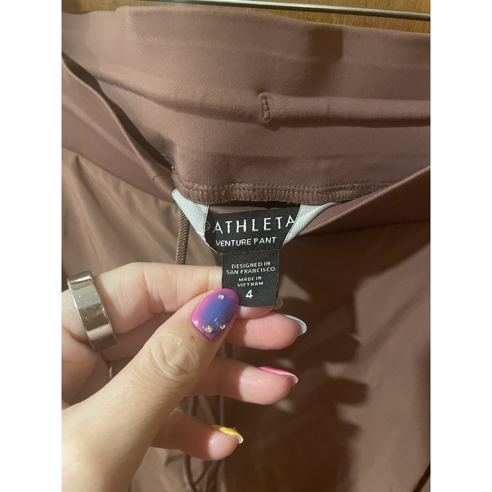 Athleta Venture‎ Pant-Hearth Rose-Size 4 - Picture 5 of 6